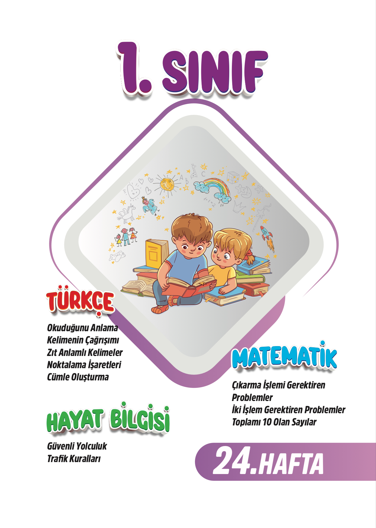 1. Sınıf 24. Hafta Renkli Fasikül
