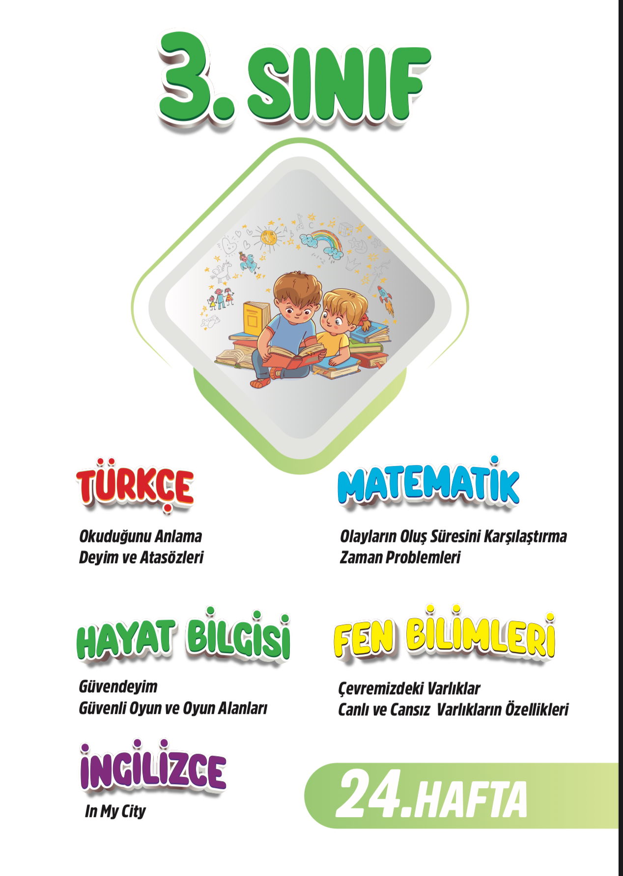 2. Sınıf 24. Hafta Renkli Fasikül