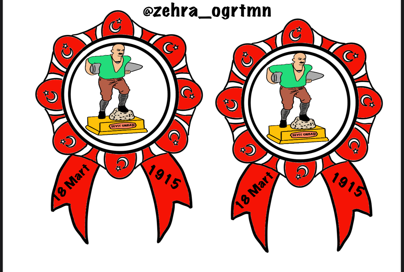 18 Mart Yaka Rozetleri