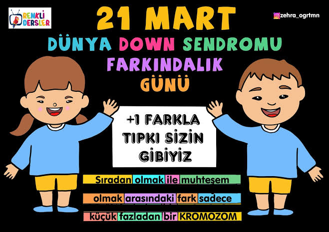 4 A4 Down Çocuklar