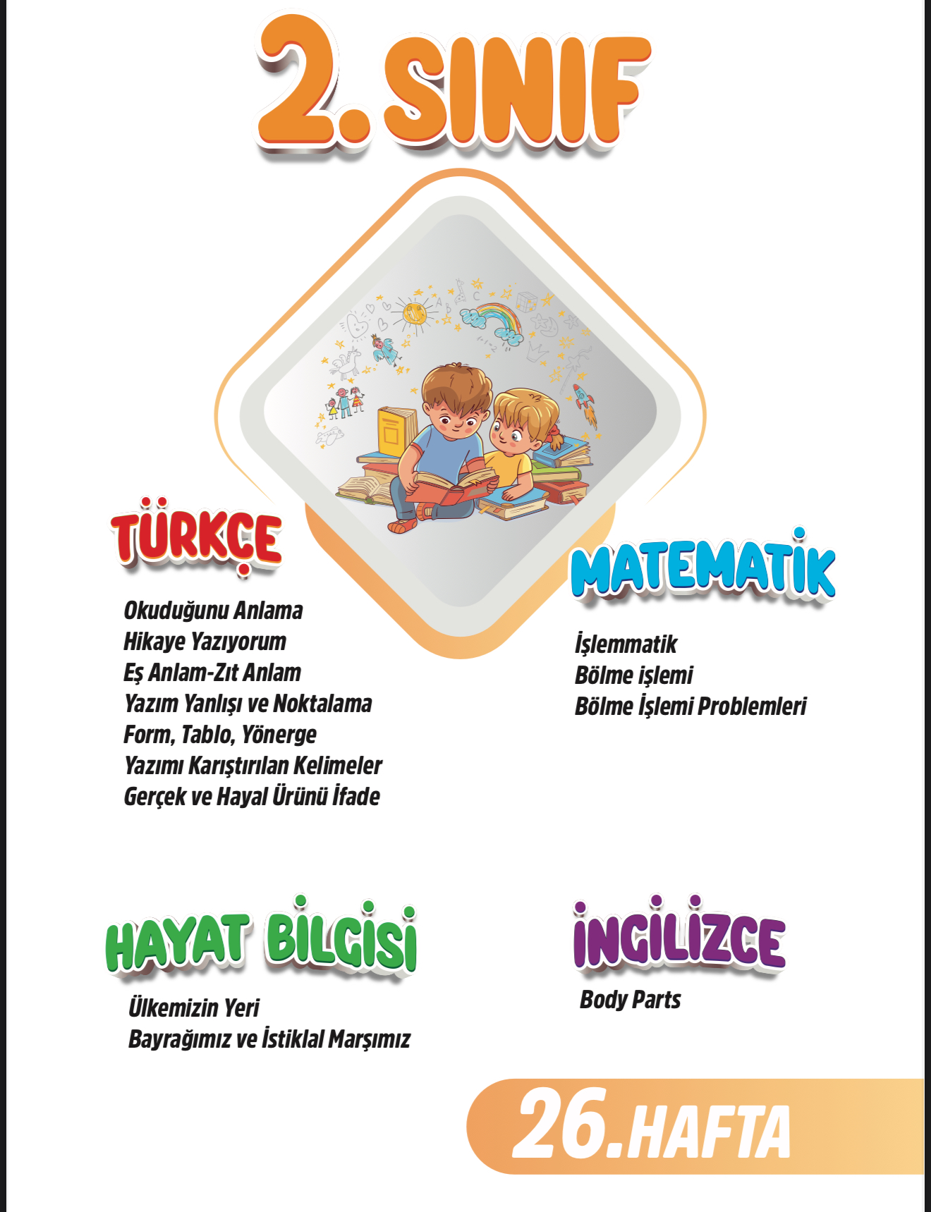 2. Sınıf 26. Hafta Renkli Fasikül 