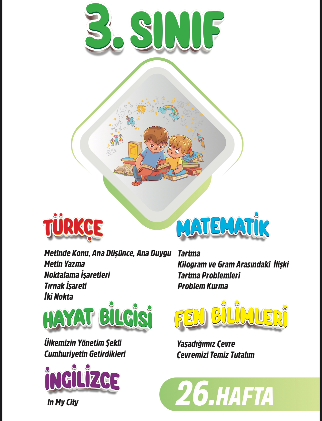 3. Sınıf 26. Hafta Renkli Fasikül 