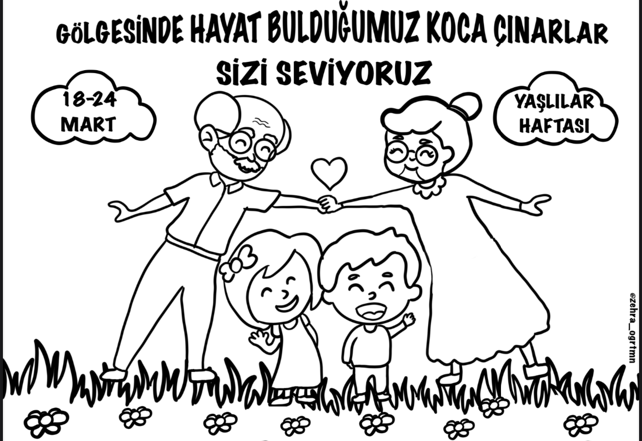 Yaşlılar Haftası Boyama Etkinliği
