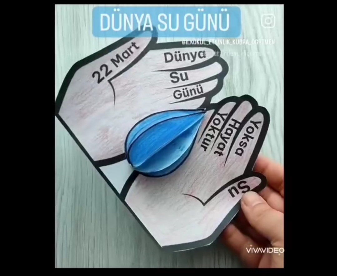 DÜNYA SU GÜNÜ AVUCUMDA DAMLA 