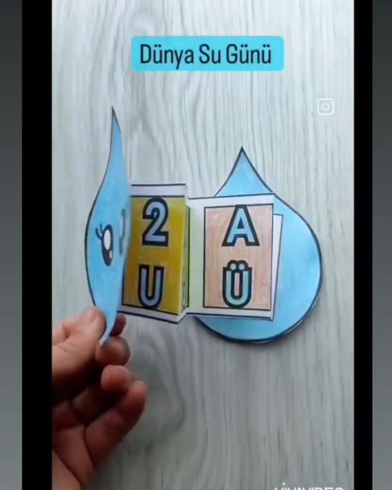 SU GÜNÜ DAMLA İÇİNDE YAZI 