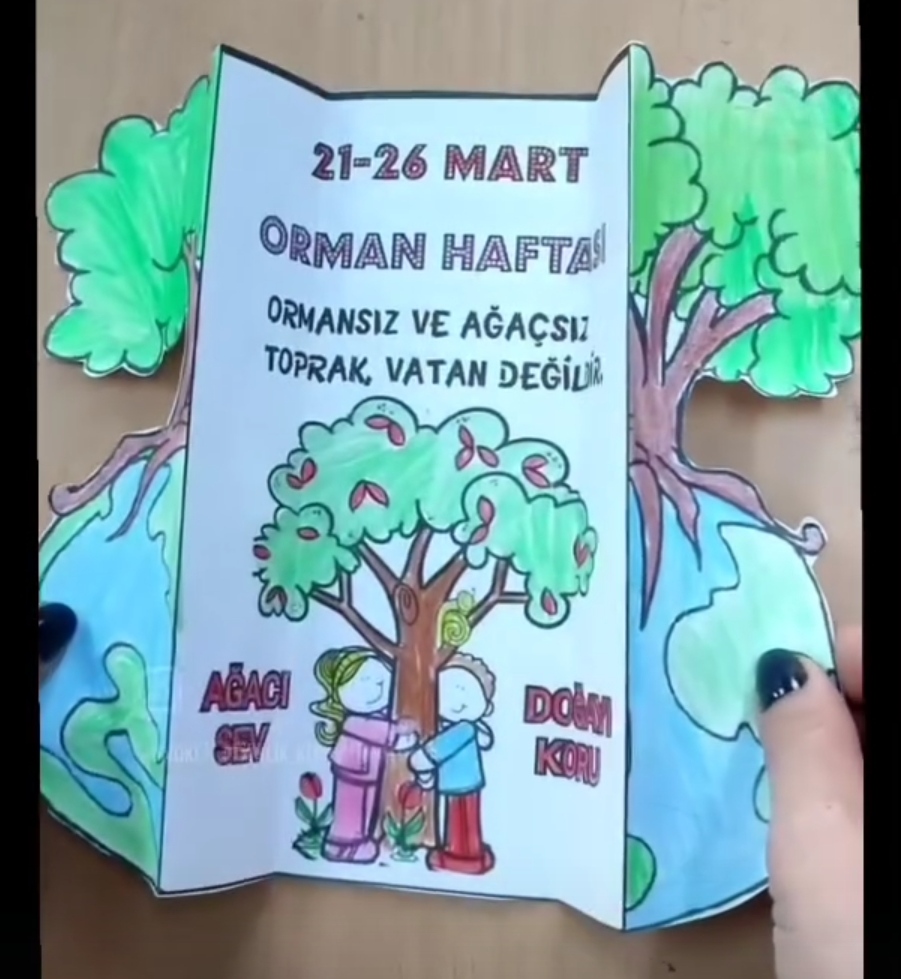 ORMAN HAFTASI AÇ KAPA AĞAÇ ETKİNLİĞİ 