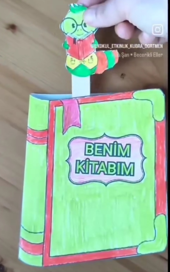 Kütüphane haftası benim kitabım 