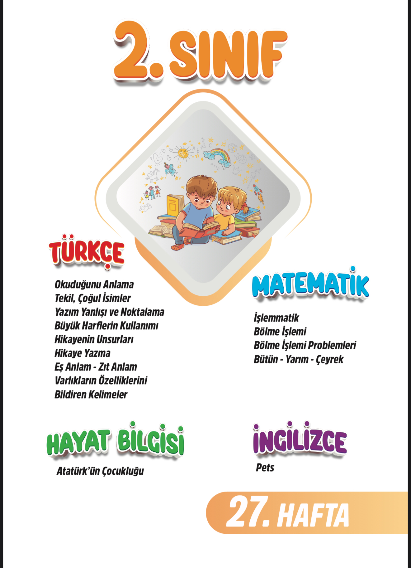 2. Sınıf 27. Hafta Renkli Fasikül