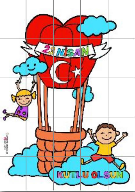 25 A4 Hatıra Balonu 23 Nisan