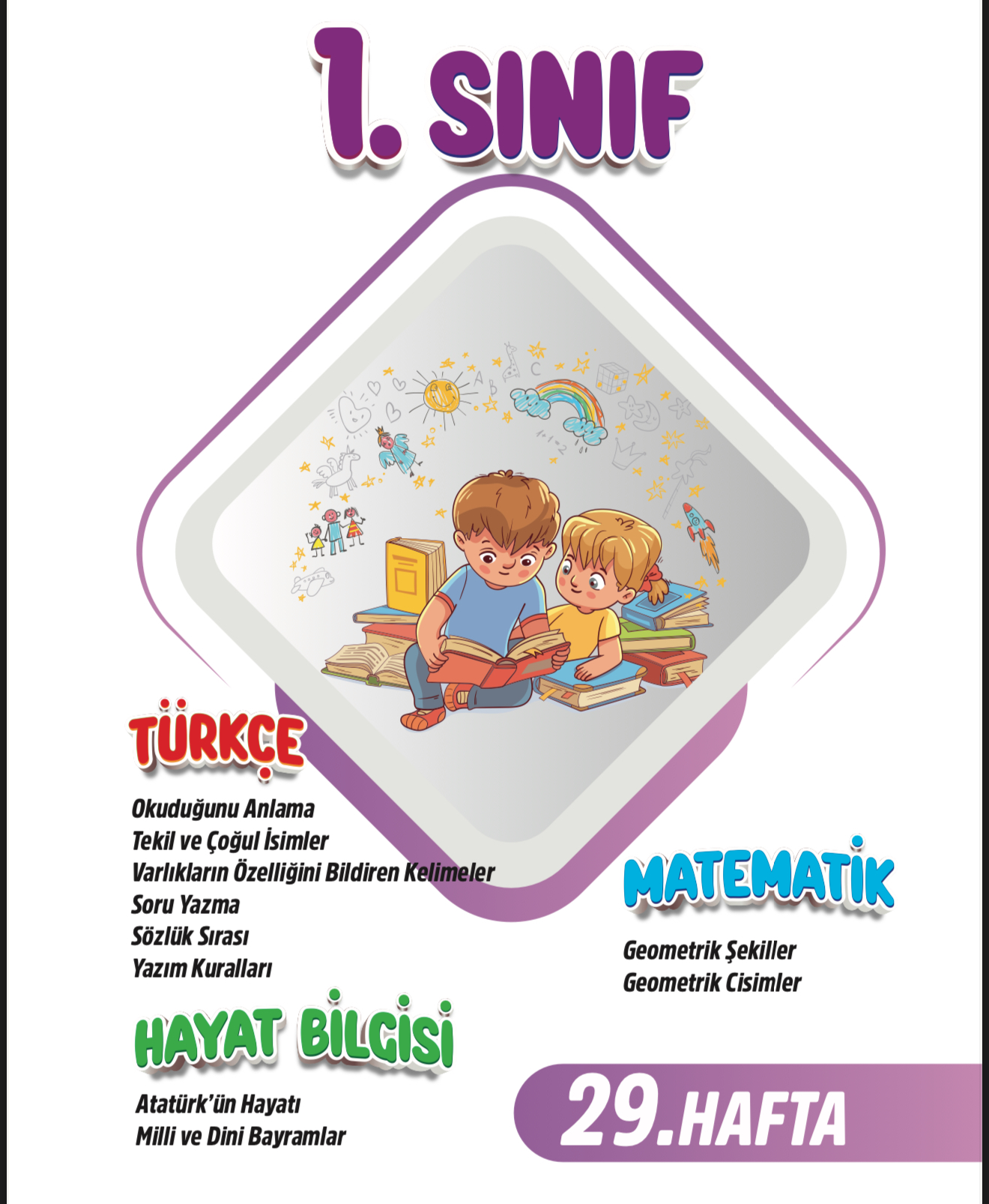 1. Sınıf 29. Hafta Renkli Fasikül