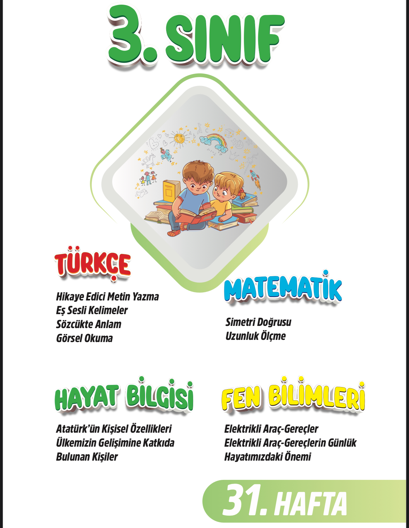 3. Sınıf 31. Hafta Renkli Fasikül