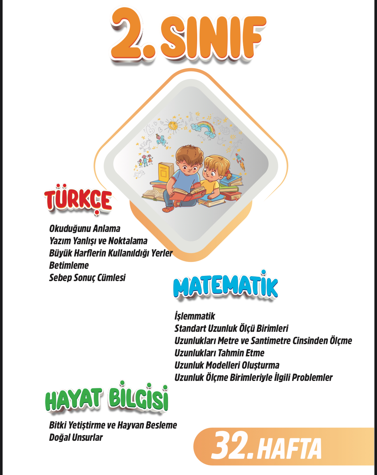 2. Sınıf 32. Hafta Renkli Fasikül