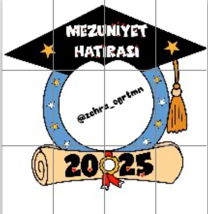 12 A4 Mezuniyet Çerçevesi 1 RENKLİ