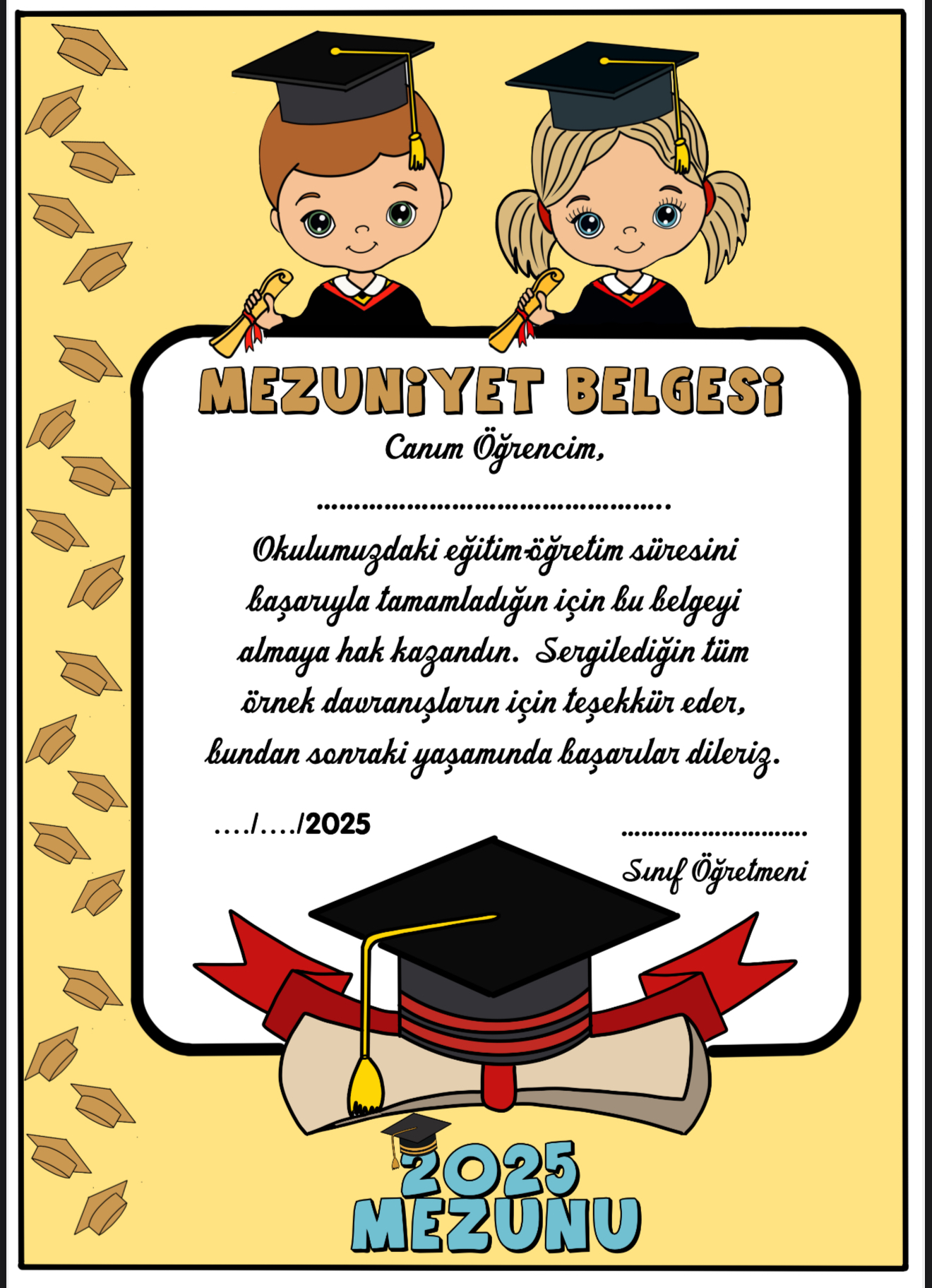 2025 Mezuniyet Belgeleri