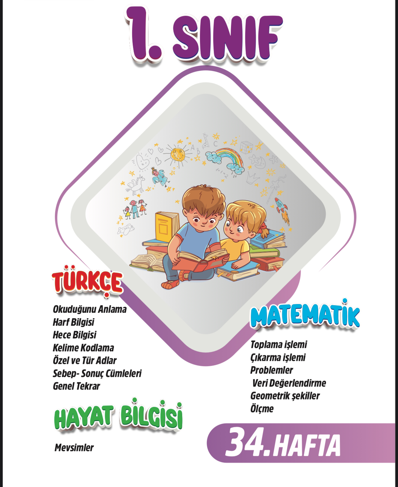 1. Sınıf 34. Hafta Renkli Fasikül 