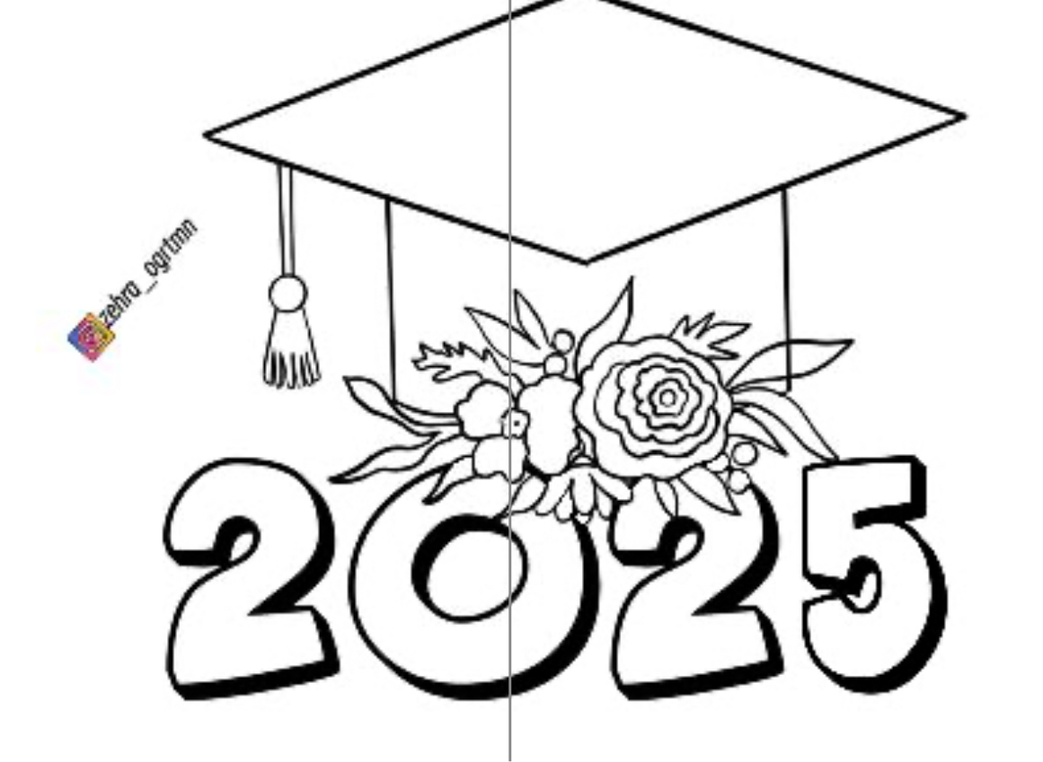2025 Çiçekli Kep 2 A4 RENKSİZ