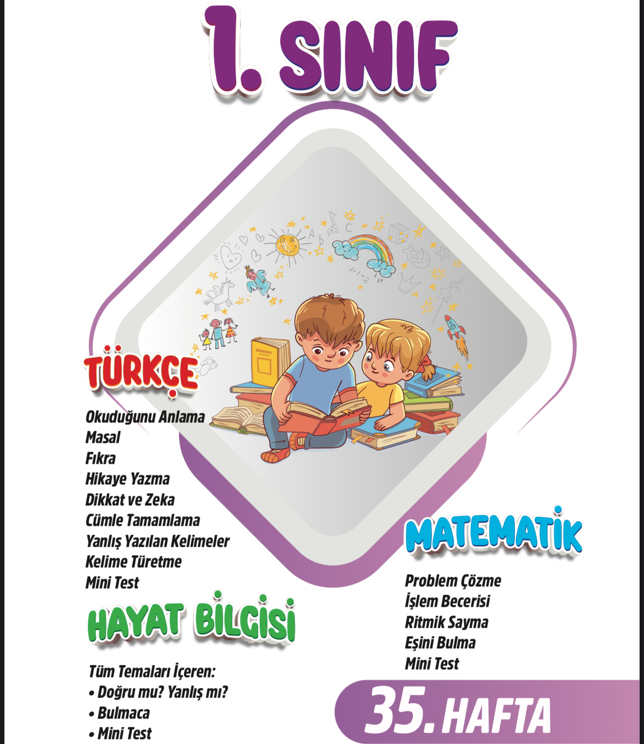 1. Sınıf 35. Hafta Renkli Fasikül
