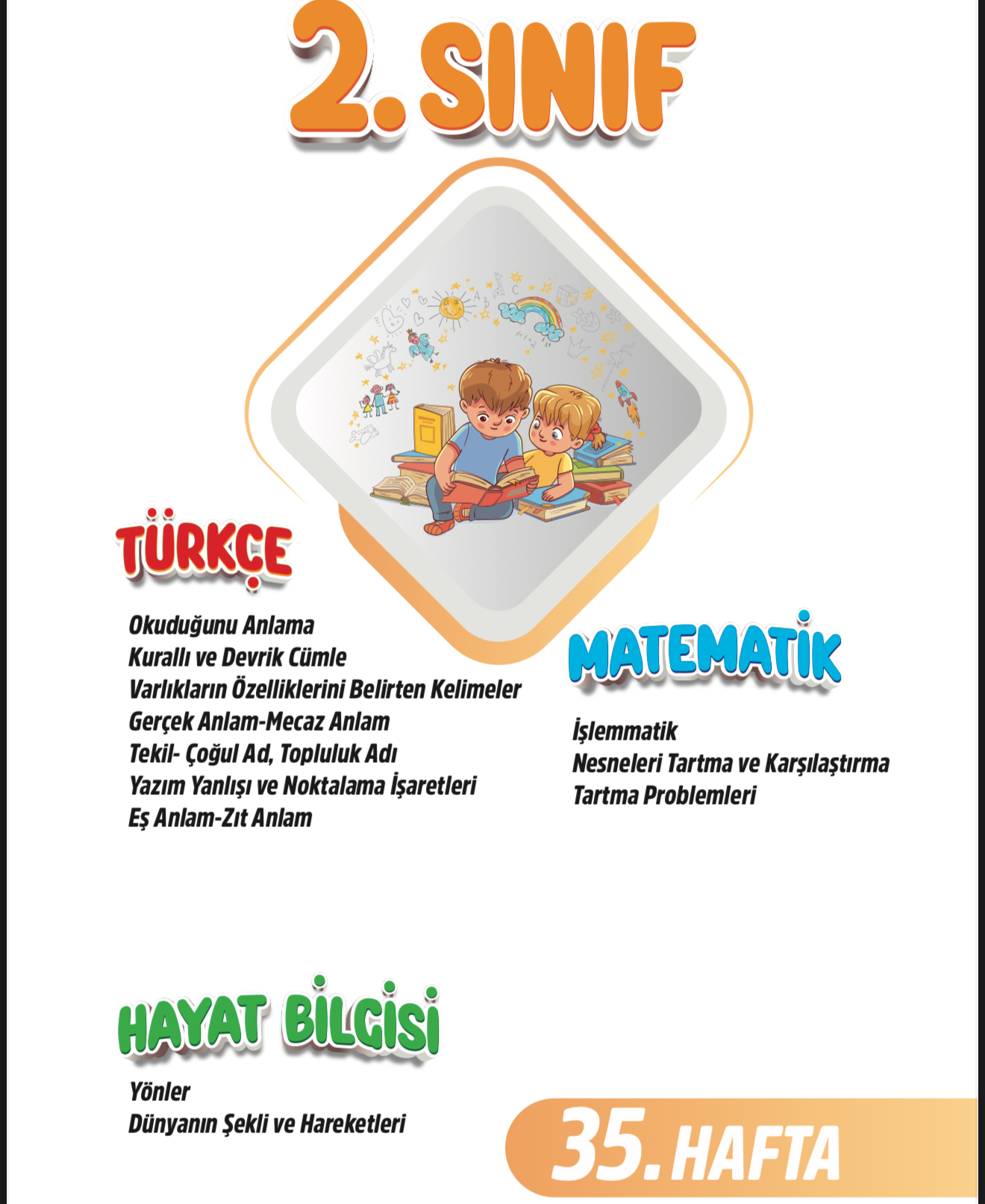 2. Sınıf 35. Hafta Renkli Fasikül