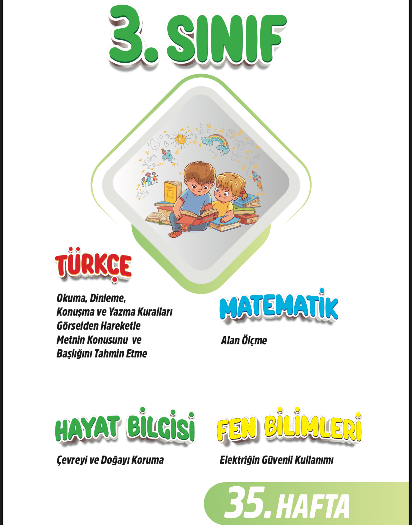 3. Sınıf 35. Hafta Renkli Fasikül