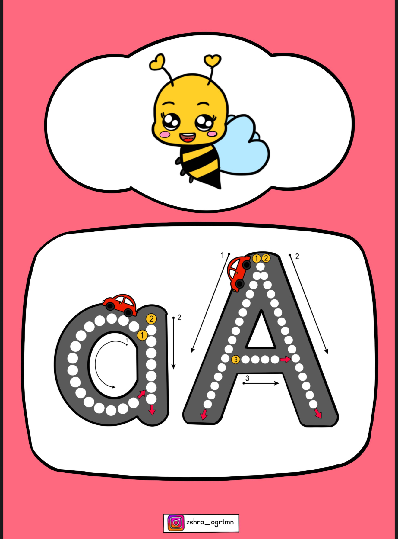 Harflerin Yazılış Yönü Etkinliği 2