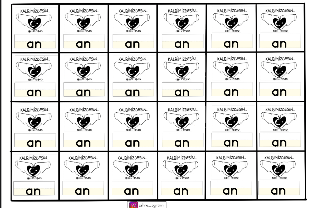 an ana Defter Etkinliği