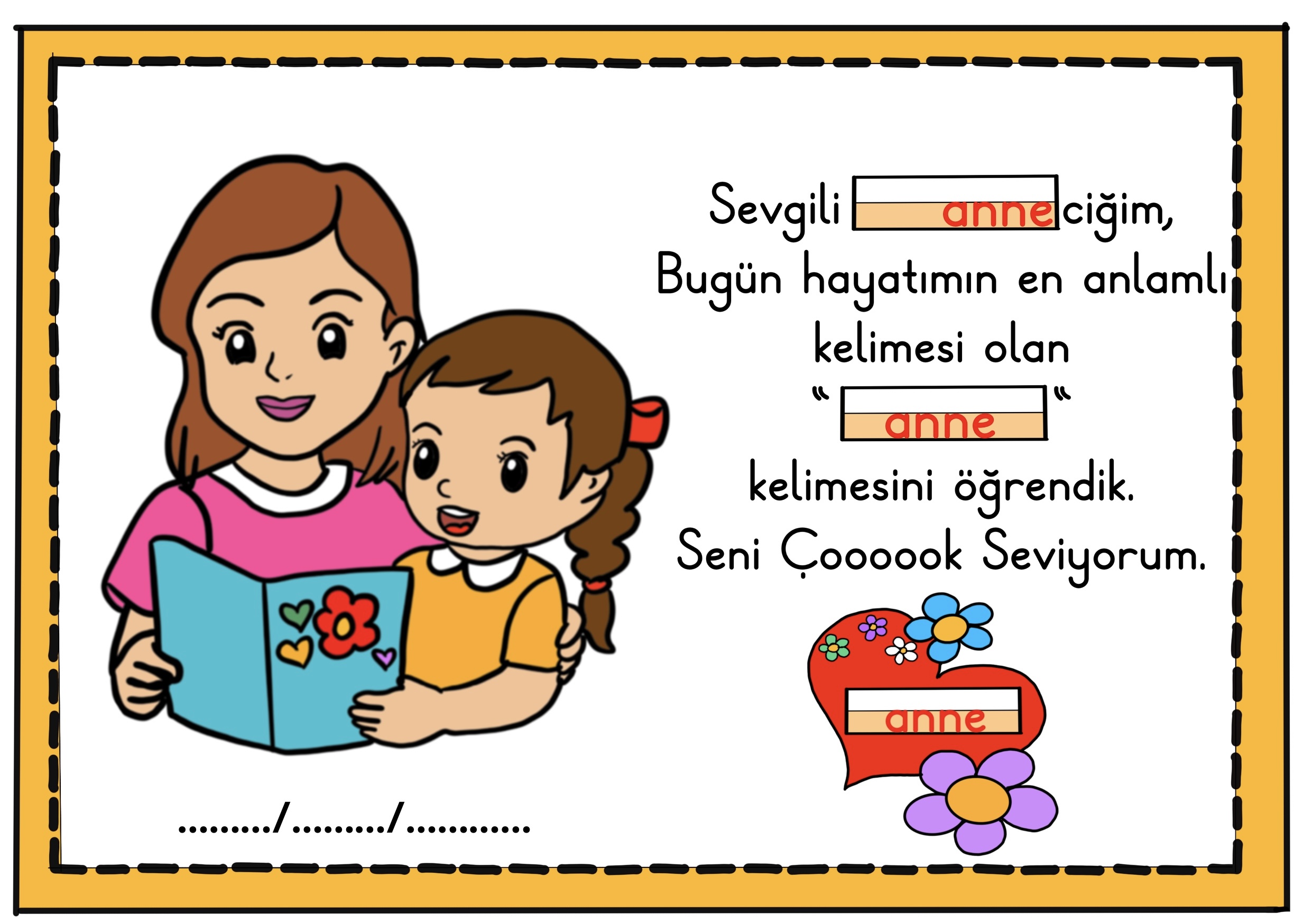 Anne Yazma Etkinliği