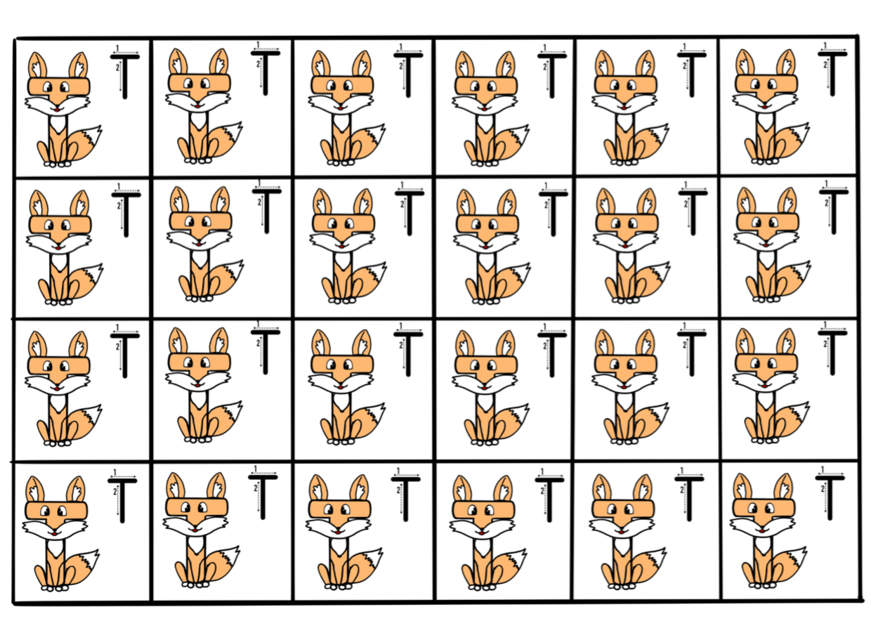 T Sesi Defter Dikte Görselleri RENKLİ