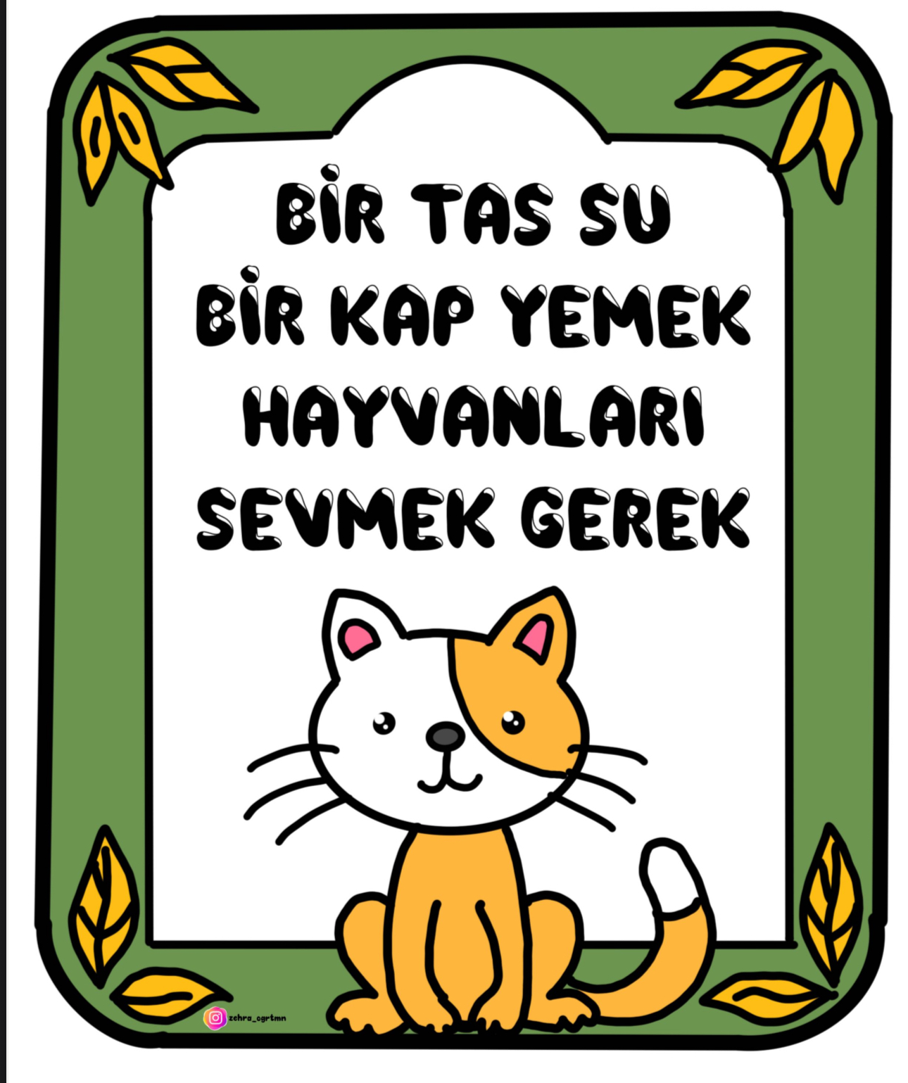 4 Ekim Yazı Şablonları