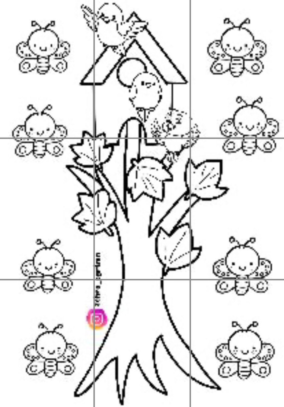 9 A4 Ağaç Görseli RENKSİZ