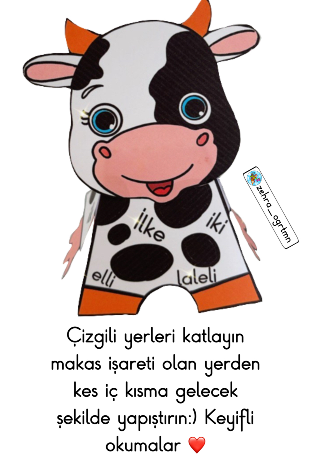 İ Sesi 3 Boyutlu İnek Etkinliği