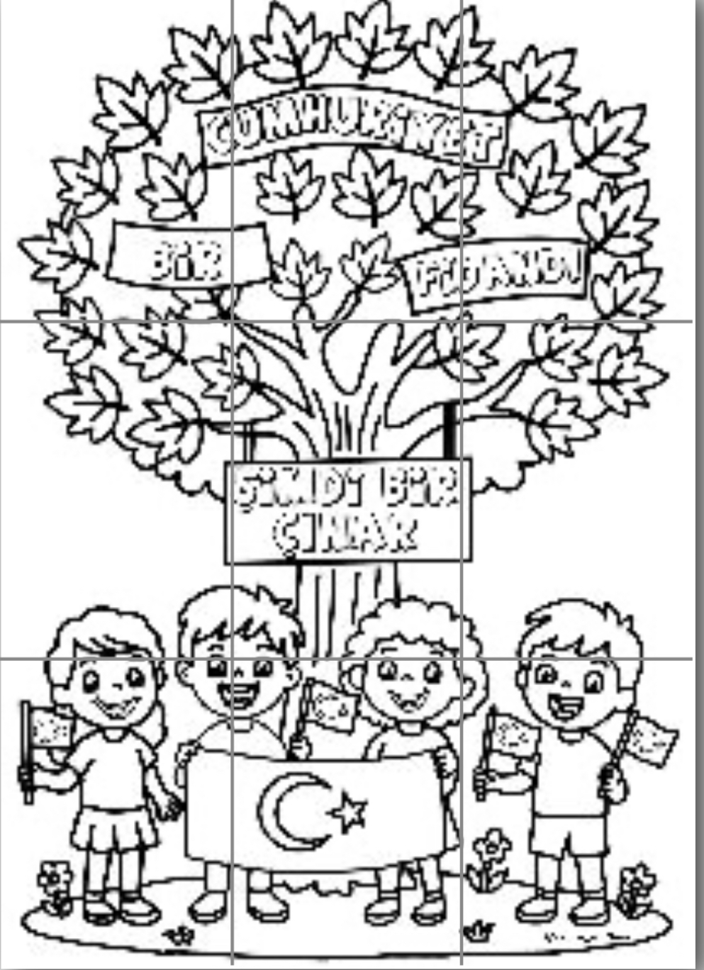 9 A4 Cumhuriyet Ağacı RENKSİZ