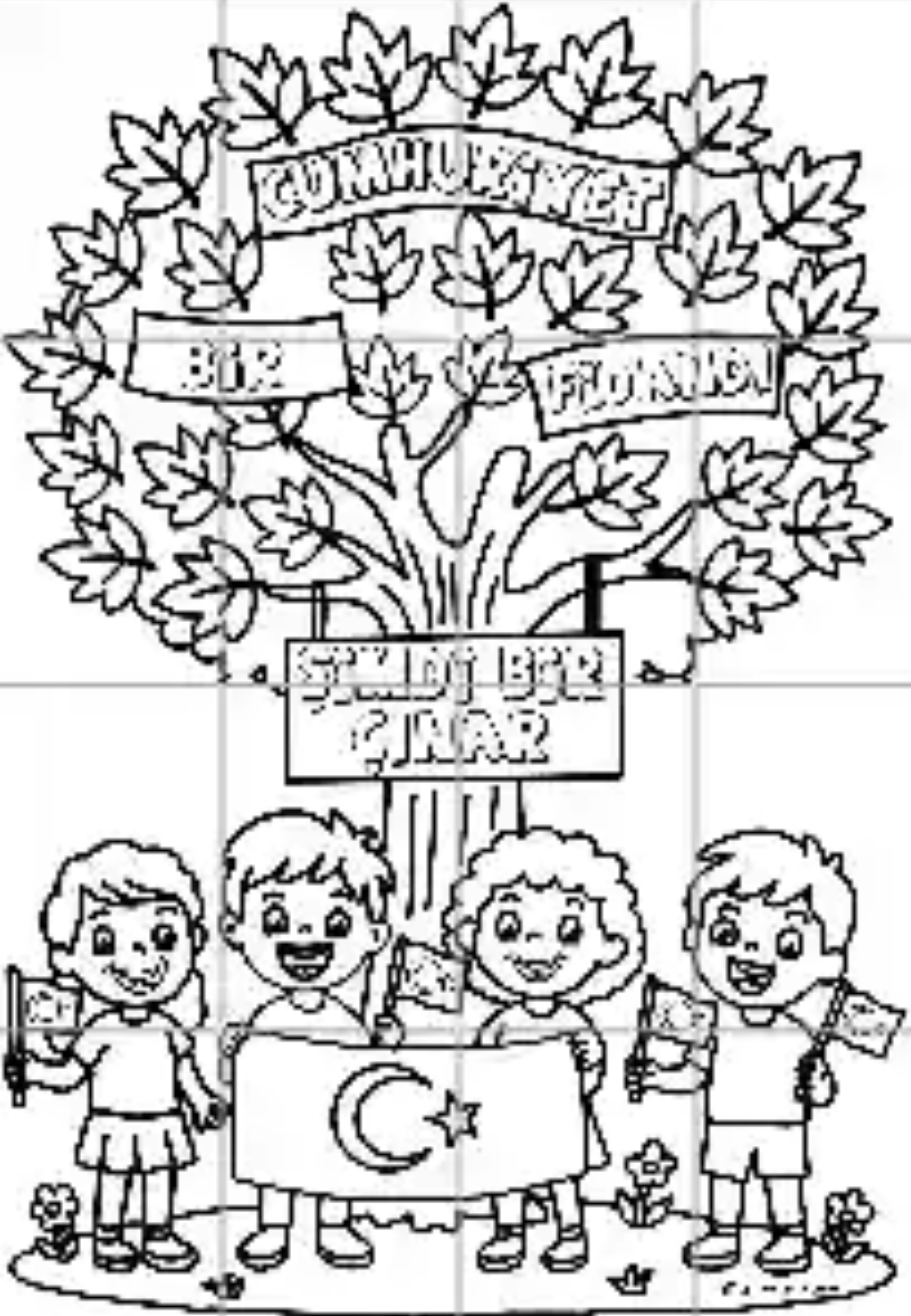 16 A4 Cumhuriyet Ağacı RENKSİZ