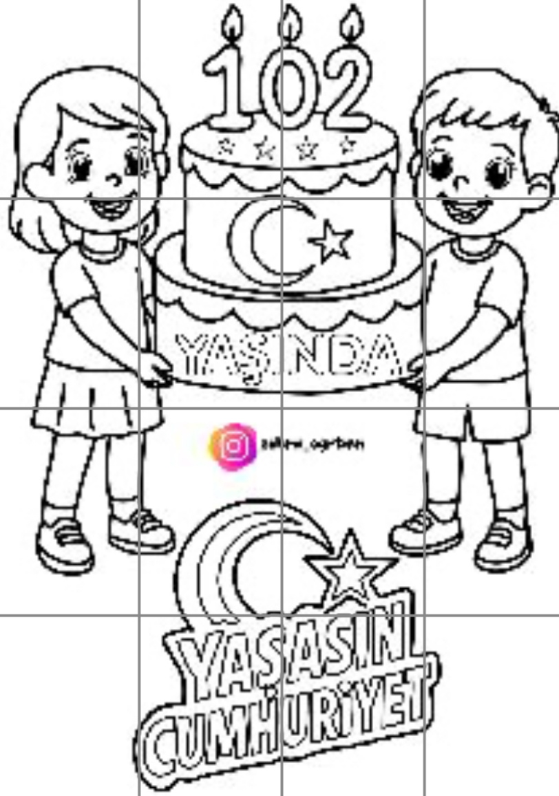 16 A4 102 Yaşında Pastası RENKSİZ