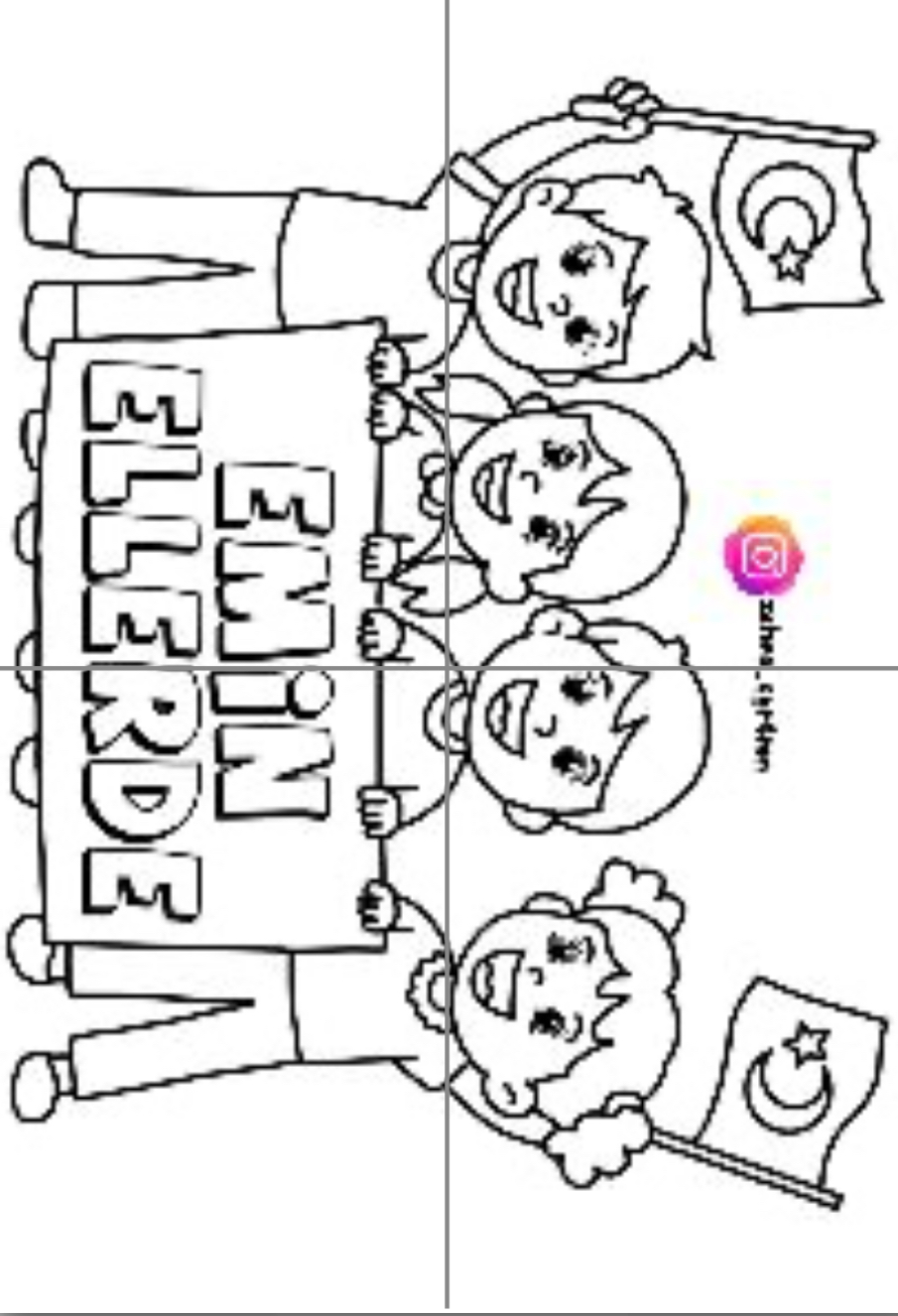 4 A4 Emin Ellerde Pankartı RENKSİZ