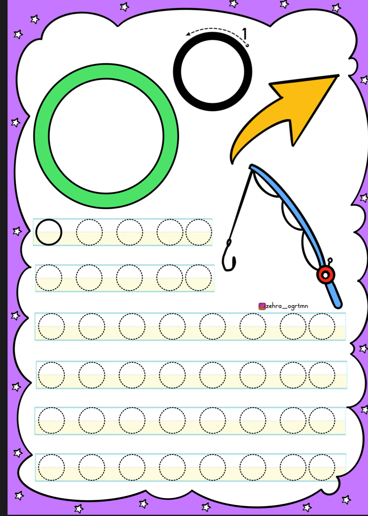 O Sesi Noktalı Yazma Etkinliği