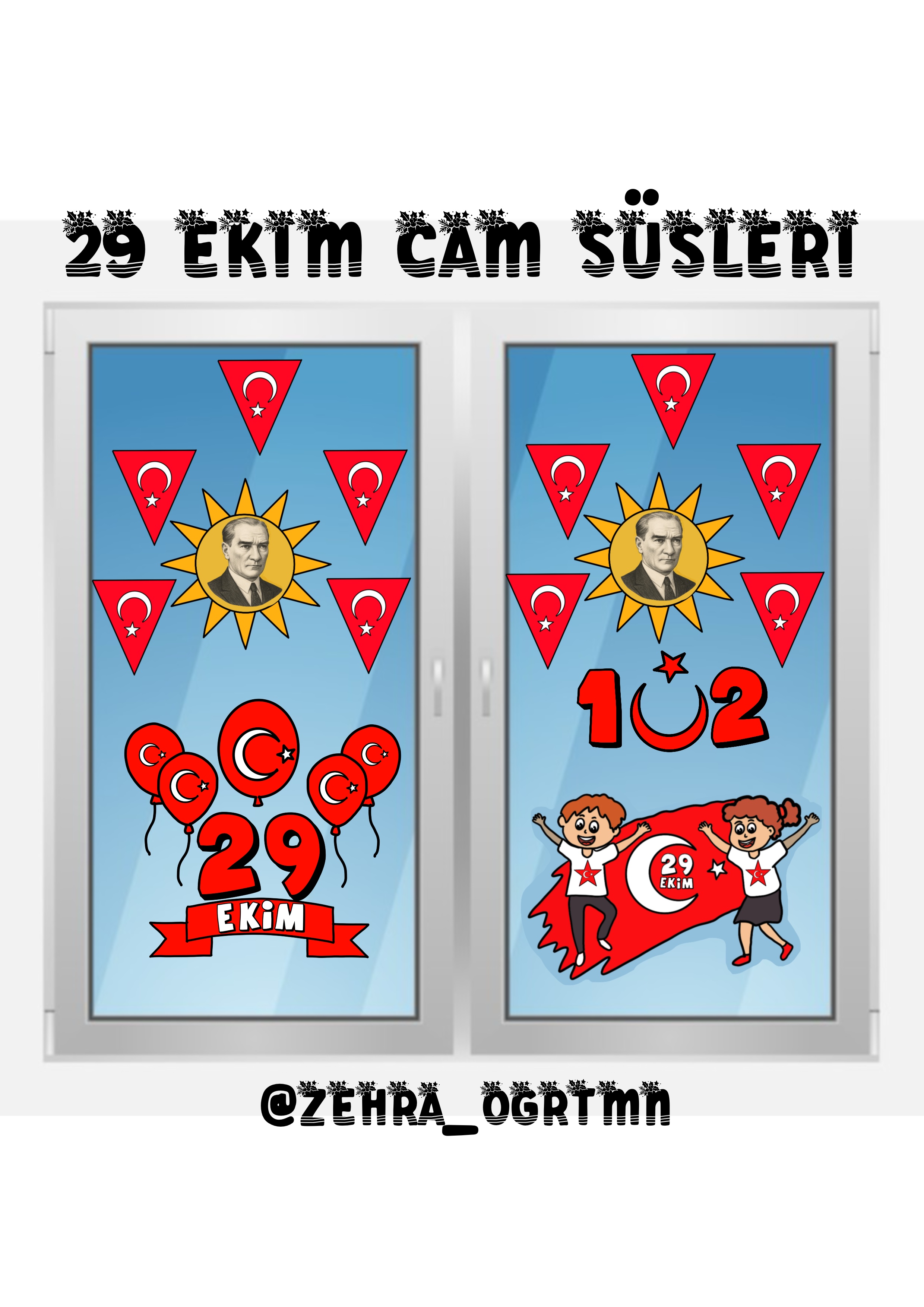 29 Ekim Cam Süsleri