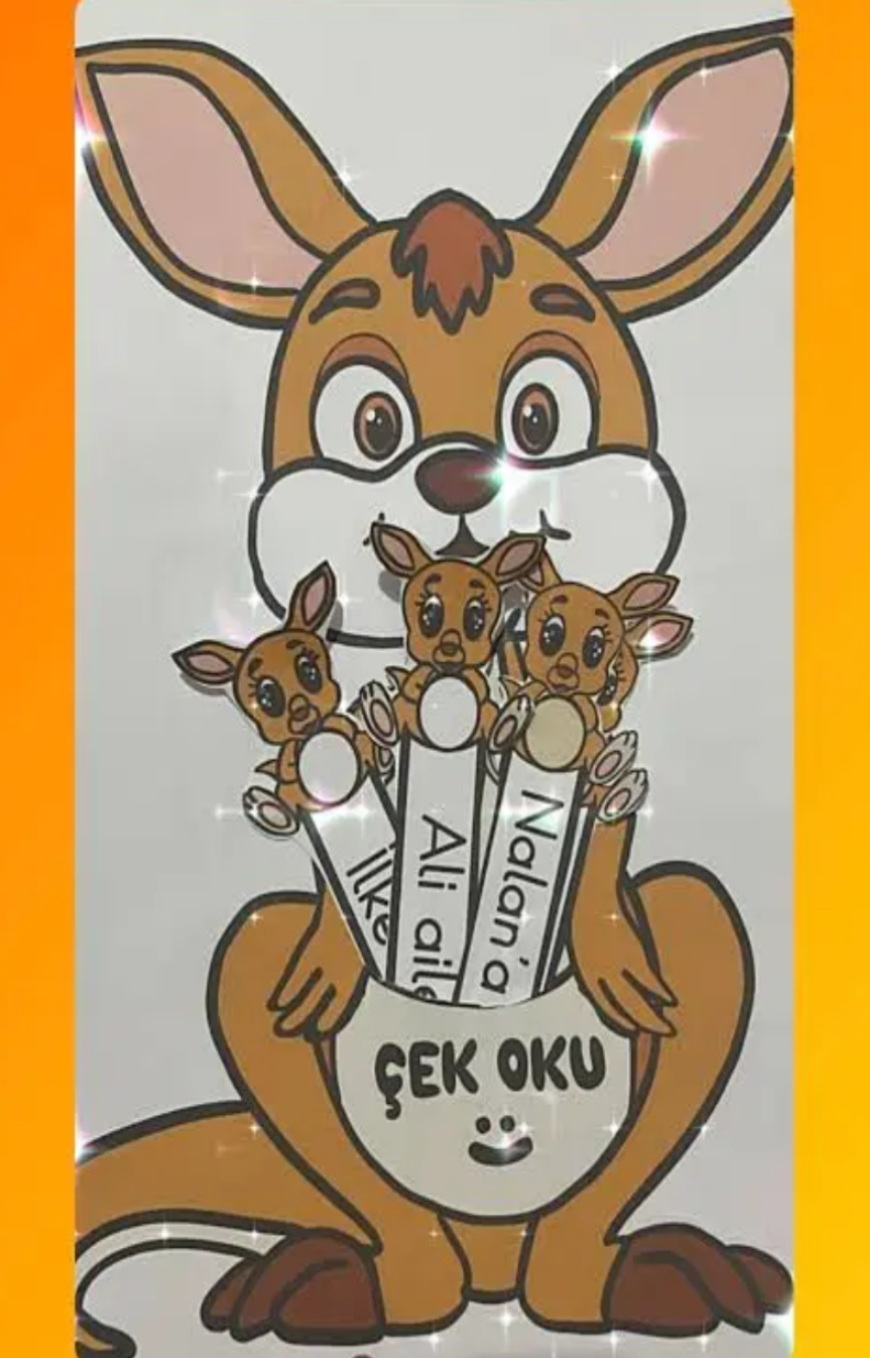 Kanguru Çek Oku Kartları