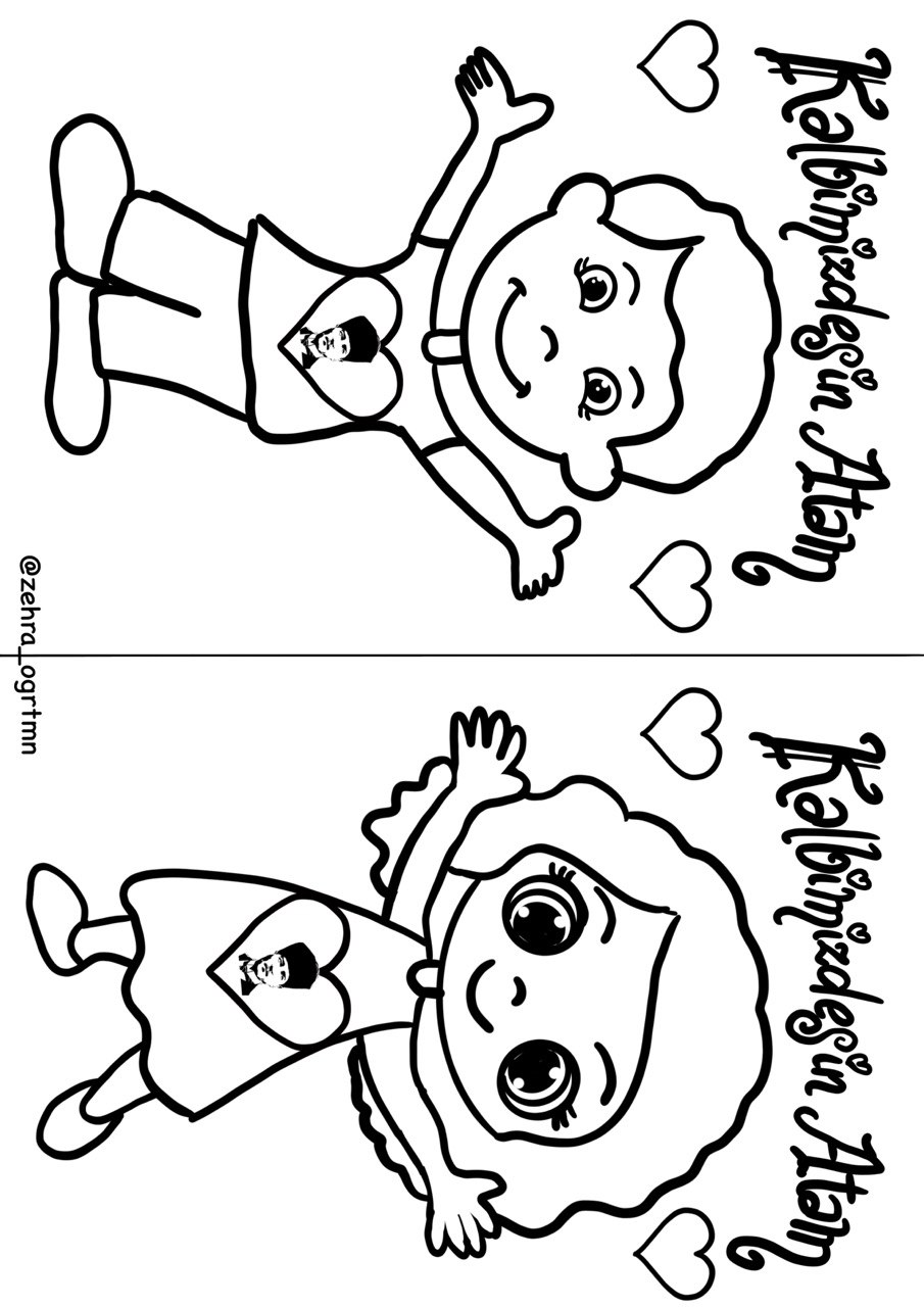 Kalbimizdesin Atam Boyama