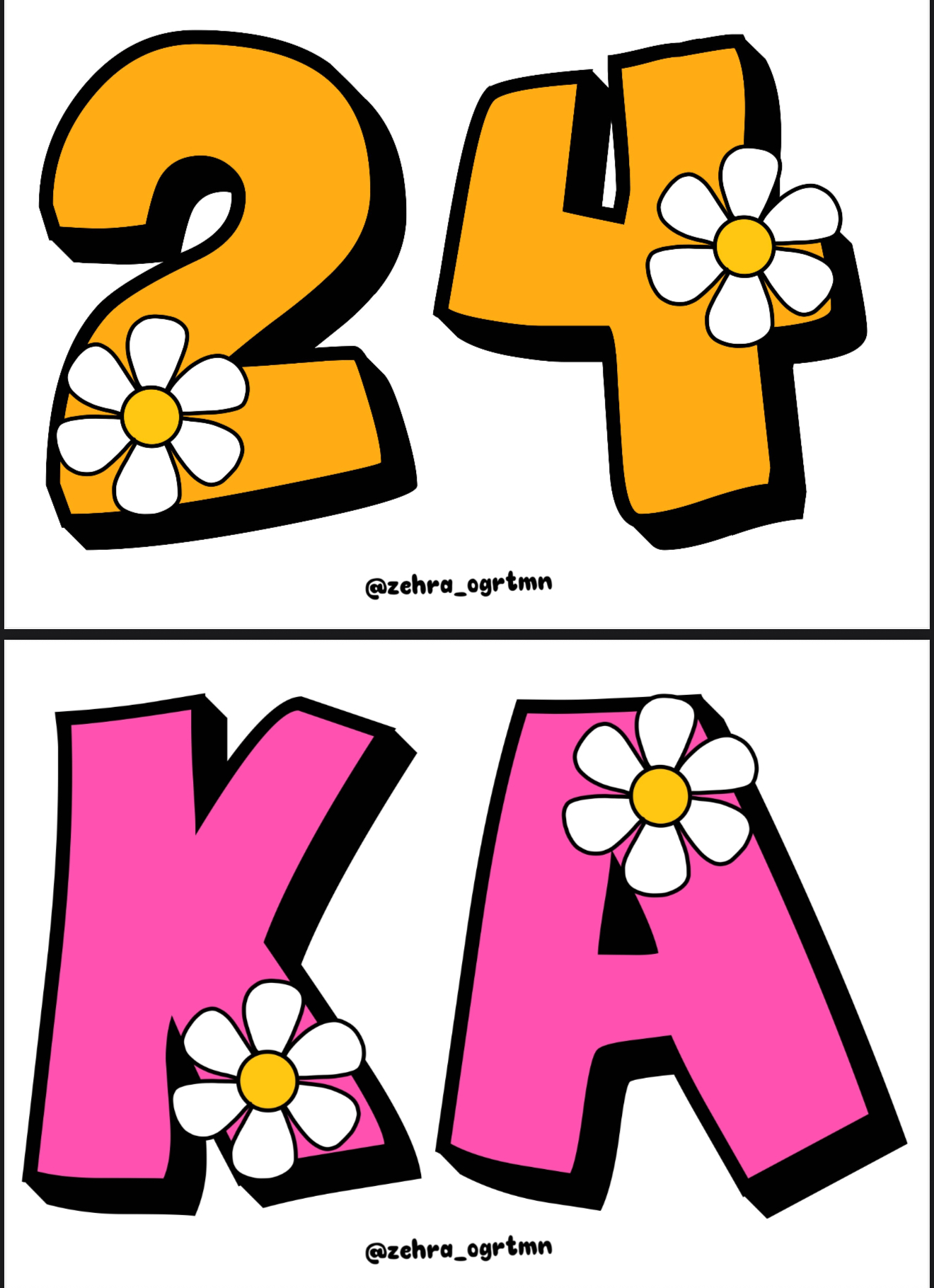 24 Kasım Öğretmenler Gününüz Kutlu Olsun RENKLİ Yazı Şablonu