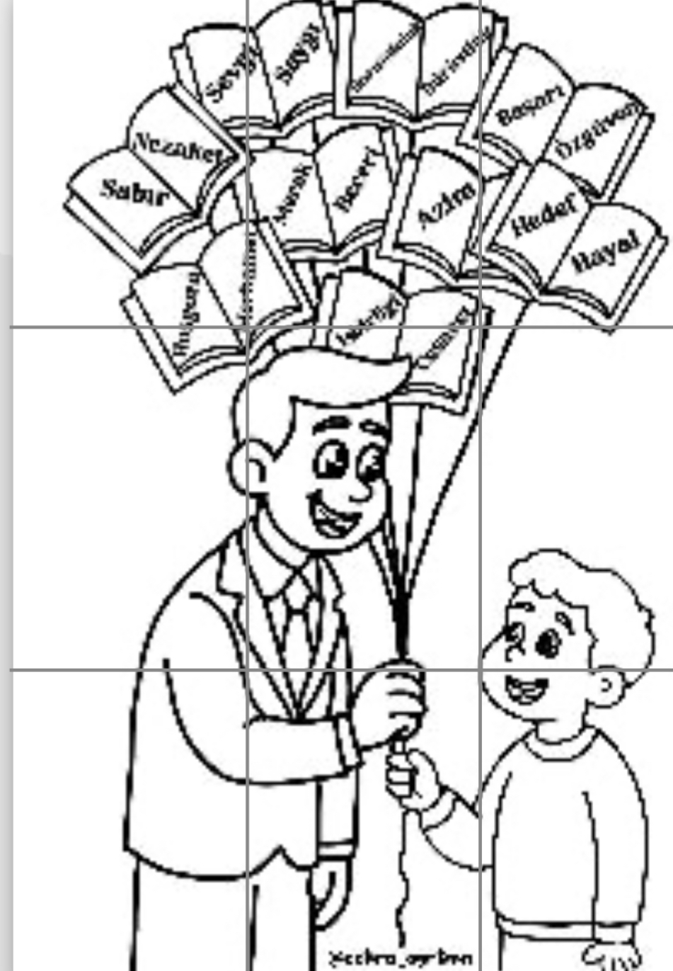 9 A4 Erkek Öğretmen RENKSİZ