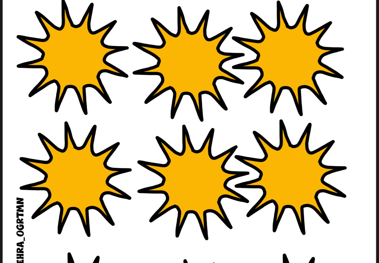 Pano Güneşleri Küçük 