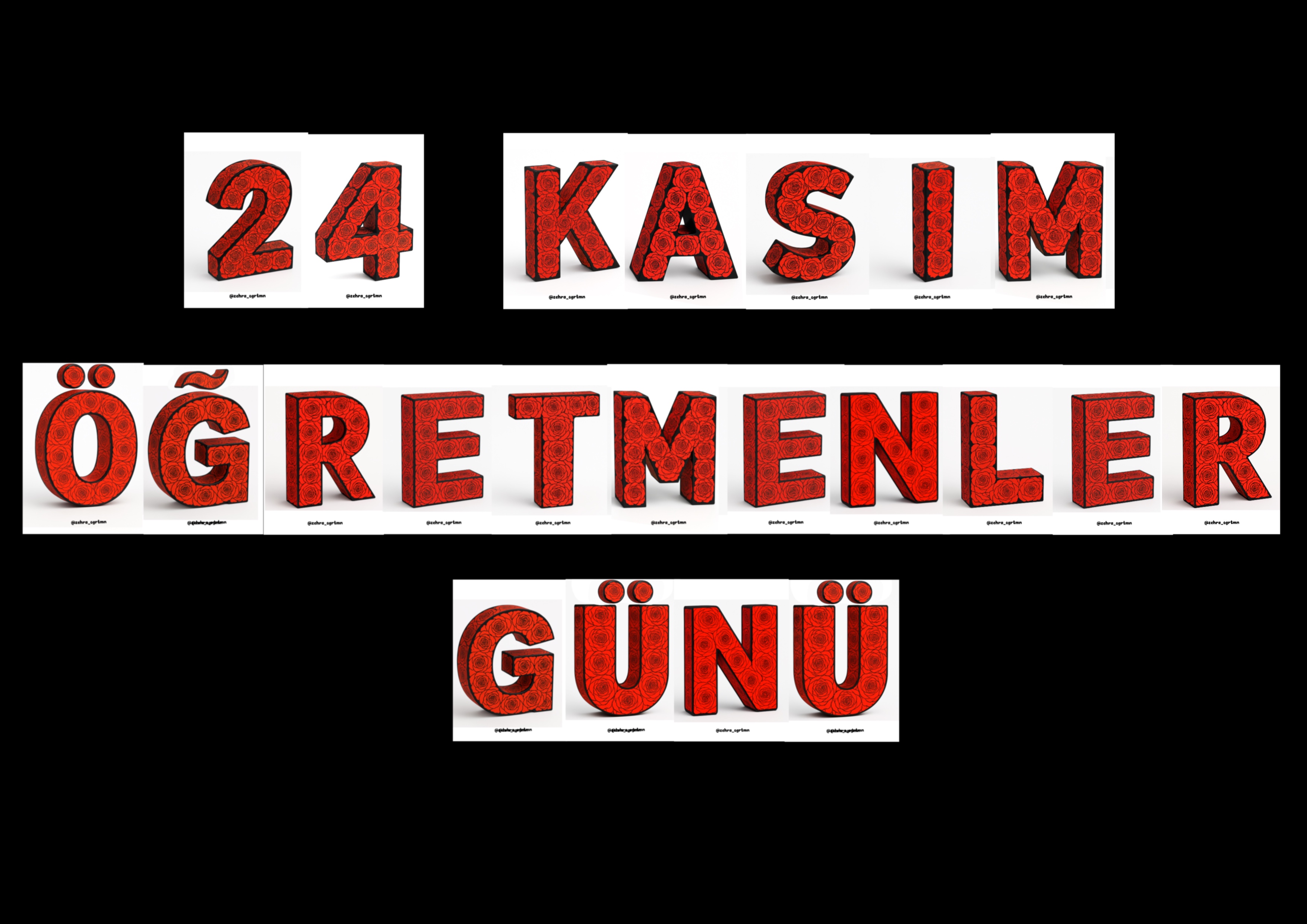 24 Kasım Öğretmenler Günü Yazısı 