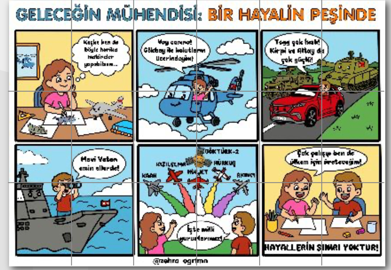 18 A4 Geleceğin Mühendisi RENKLİ
