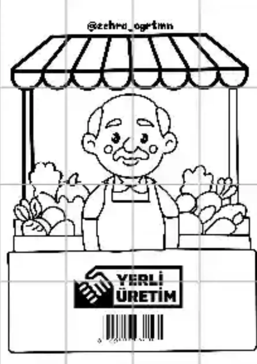 16 A4 Manavcı Amca RENKSİZ